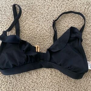 Black bikini top